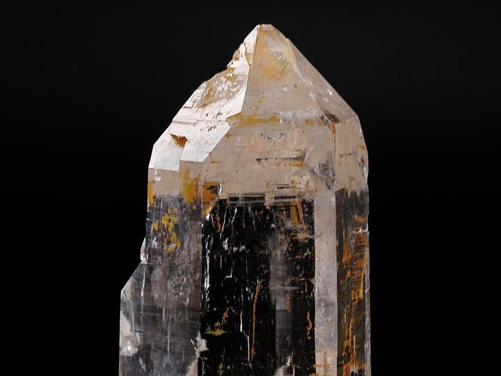 超特大　ヒマラヤ産　水晶　ポイント インド・マニハール産] ヒマラヤ水晶 ポイント 63x24x23.5mm 47g