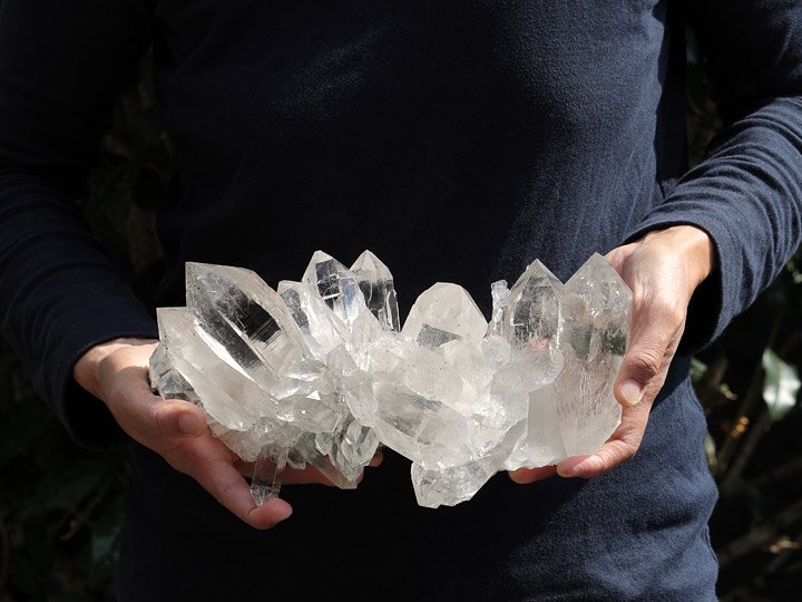 ちー ヒマラヤマニハール産水晶クラスター① ③ マニハール産ヒマラヤ水晶クラスター - ヒマラヤ水晶専門店