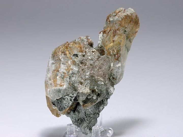 澄み渡る光の結晶　マニハール産　ヒマラヤクリスタル　カテドラル付　ポイント 澄み渡る光の結晶 マニハール産 ヒマラヤクリスタル カテドラル付