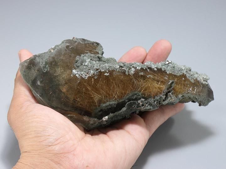 マニハール産 アナテース付きクリアポイント マニハール産 アナテース付きクリアポイント