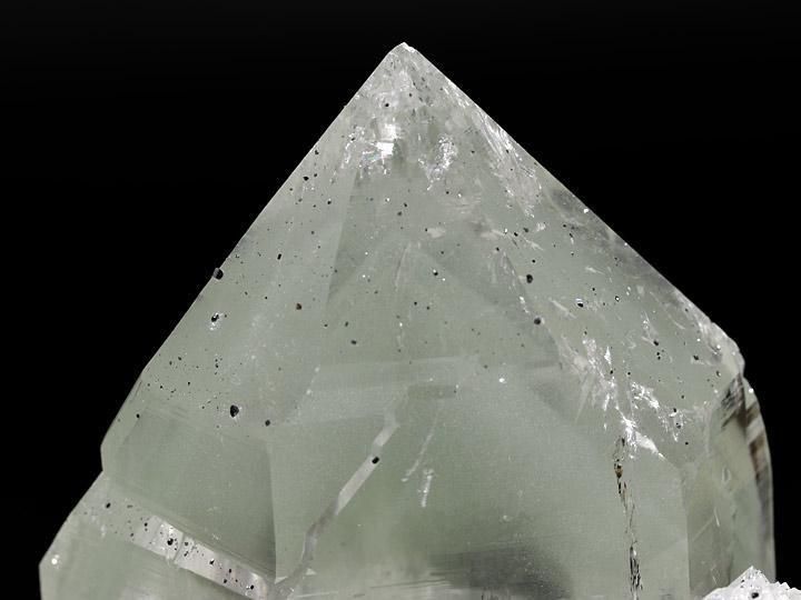 高品質　マニハール産　グリーンファントム付クリスタル　　ヒマラヤ水晶 マニハール産ヒマラヤ水晶ポイント - ヒマラヤ水晶専門店