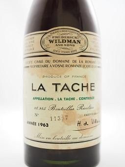 1963 LA TACHE D.R.C 250,000 1963 ラ・ターシュ - プレミアム