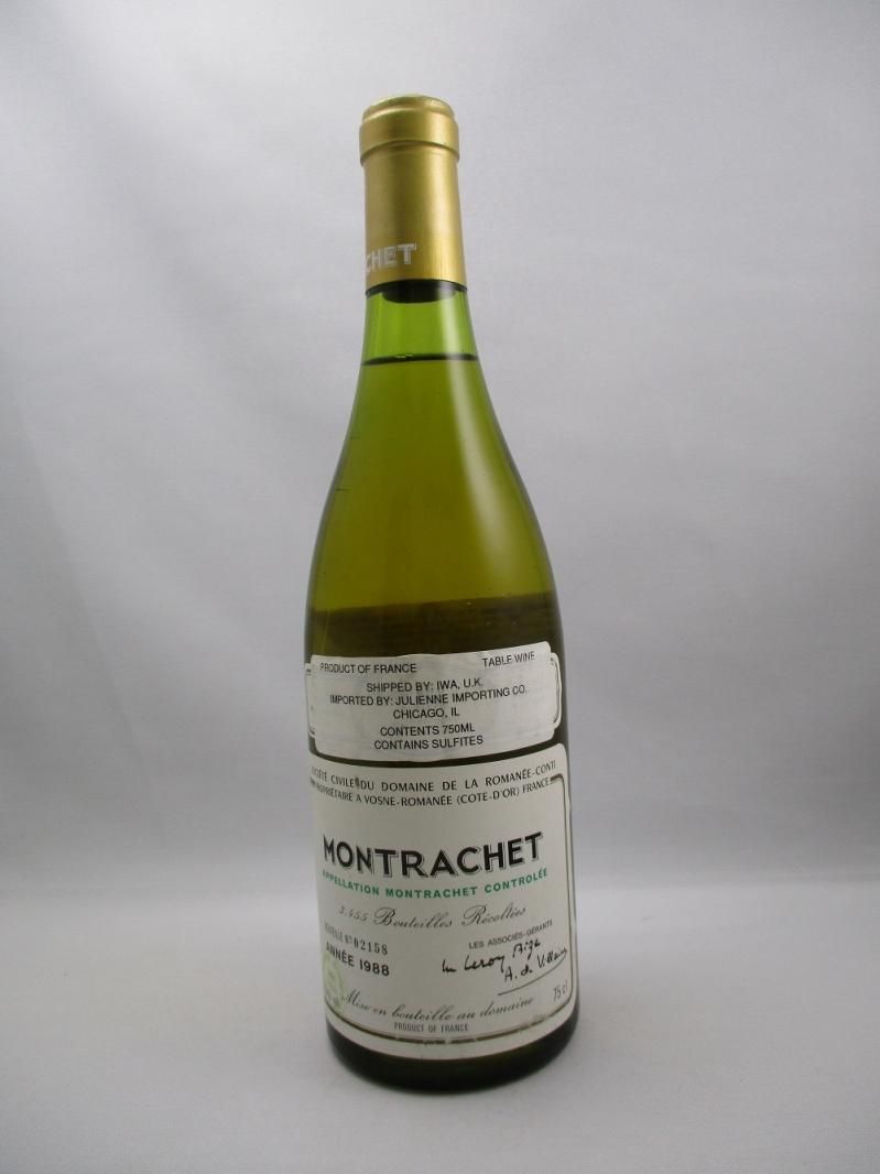 完売 DRC MONTRACHET モンラッシェ 1977 ※状態注意 ワイン www ...