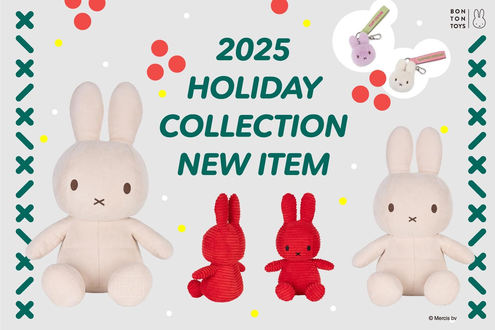 即発送！　2025新品　クリスマス限定　ミトン　ぬいぐるみ □ BON TON TOYS - Holiday Collection New Item！ - marcs store