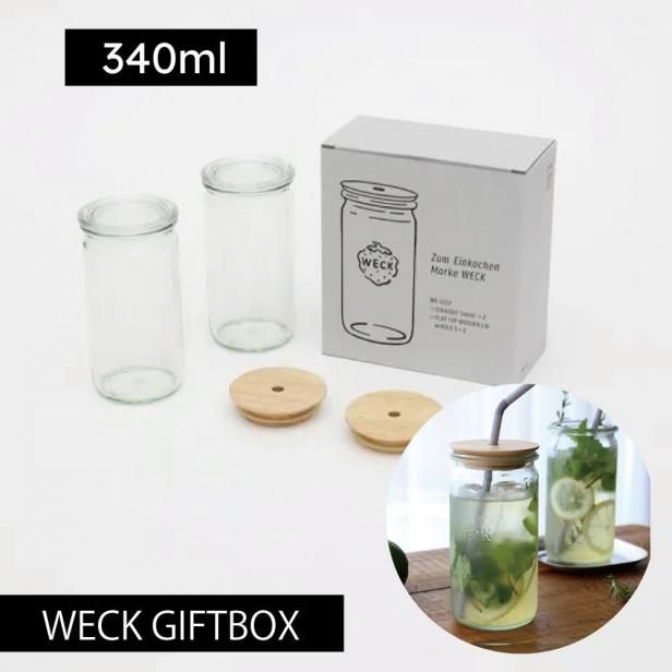 WECK GIFT BOX(DRINK BOTTLE_STRAIGHT340ml SET)