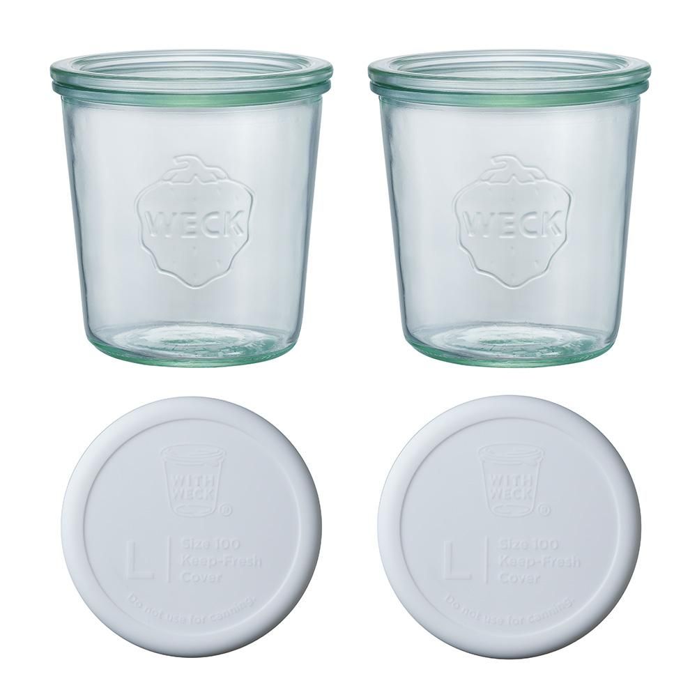 WECK ウェック MOLD SHAPE 本体・ふた 各13点セット MOLD 500ml | ラインナップ | WECK公式ウェブサイト