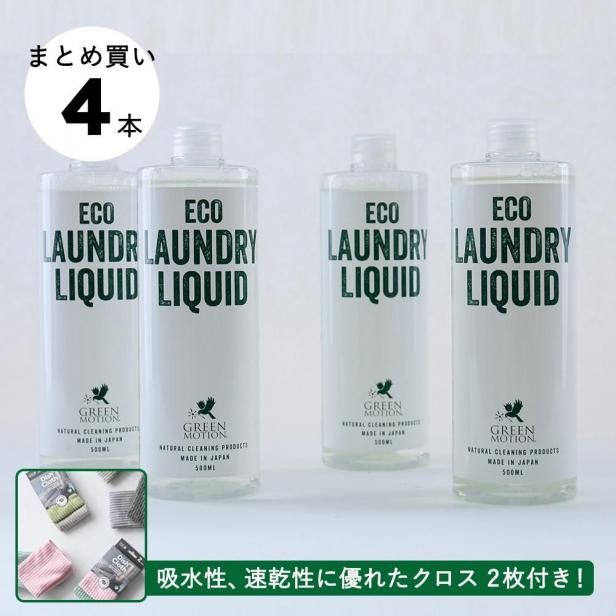 ڥޥդECO LAUNDRY LIQUID ե4ܥå ڥ꡼⡼ ޤȤ㤤