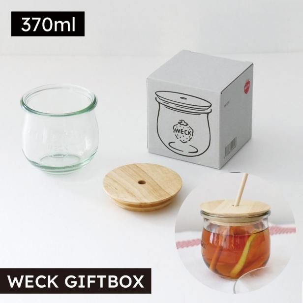 WECK GIFTBOX DRINK BOTTLE TULIP 370ml