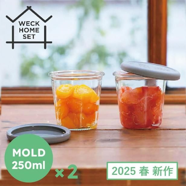 WECK HOME SET 調味料ストッカーとしても使える MOLD250ml・SILICONE