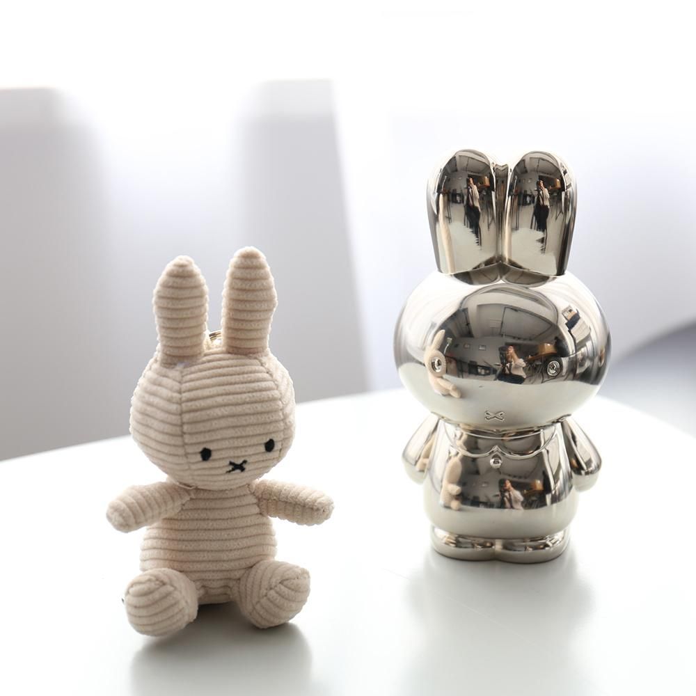 ミッフィー シルバー 貯金箱 インテリアにもぴったりなミッフィーの貯金箱。MIFFY MONEY BOX