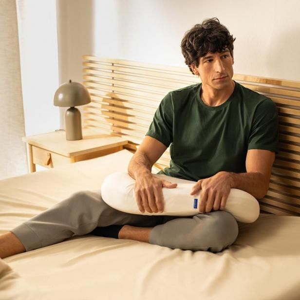 Memory Foam Bed Pillow [Powder White]

