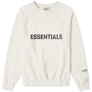 FEAR OF GOD ESSENTIALS Crew Sweat OATMEAL HEATHER