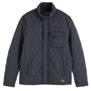 Shorter length quilted jacket Night