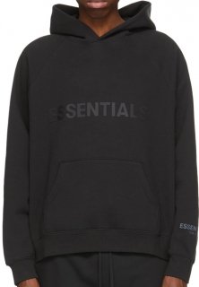 FEAR OF GOD ESSENTIALS Pullover Hoodie Black
