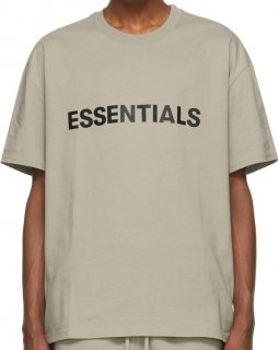 FOG Essentials カーキ ロゴ T シャツ