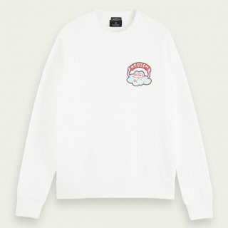 Graphic organic cotton sweater