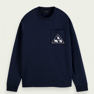 Graphic long-sleeved T-shirt Midnight