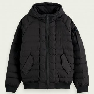 <img class='new_mark_img1' src='https://img.shop-pro.jp/img/new/icons14.gif' style='border:none;display:inline;margin:0px;padding:0px;width:auto;' />Water-repellent short puffer jacket Tabacco Jet Black
