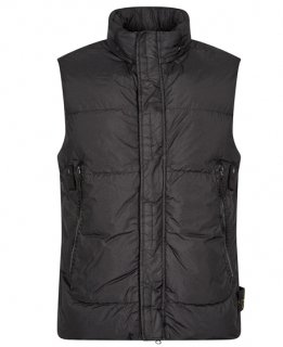 STONE ISLAND Gilet Crinkle Reps NY Down - Black