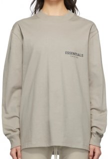 <img class='new_mark_img1' src='https://img.shop-pro.jp/img/new/icons1.gif' style='border:none;display:inline;margin:0px;padding:0px;width:auto;' />FEAR OF GOD ESSENTIALS Tan Logo Long Sleeve T-Shirt