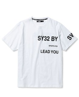 <img class='new_mark_img1' src='https://img.shop-pro.jp/img/new/icons15.gif' style='border:none;display:inline;margin:0px;padding:0px;width:auto;' />SY32 AROUND LOGO TEE White