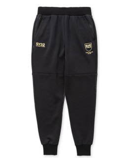 <img class='new_mark_img1' src='https://img.shop-pro.jp/img/new/icons14.gif' style='border:none;display:inline;margin:0px;padding:0px;width:auto;' />DOUBLE KNIT EMBOSS CAMO SHIELD LOGO PANTS BLACK×GOLD