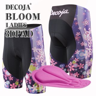 DECOJA レディースサイクルパンツ Bloom 【ブルーム】(27221)[送料無料] サイクルウェア 自転車ウェア サイクルジャージ