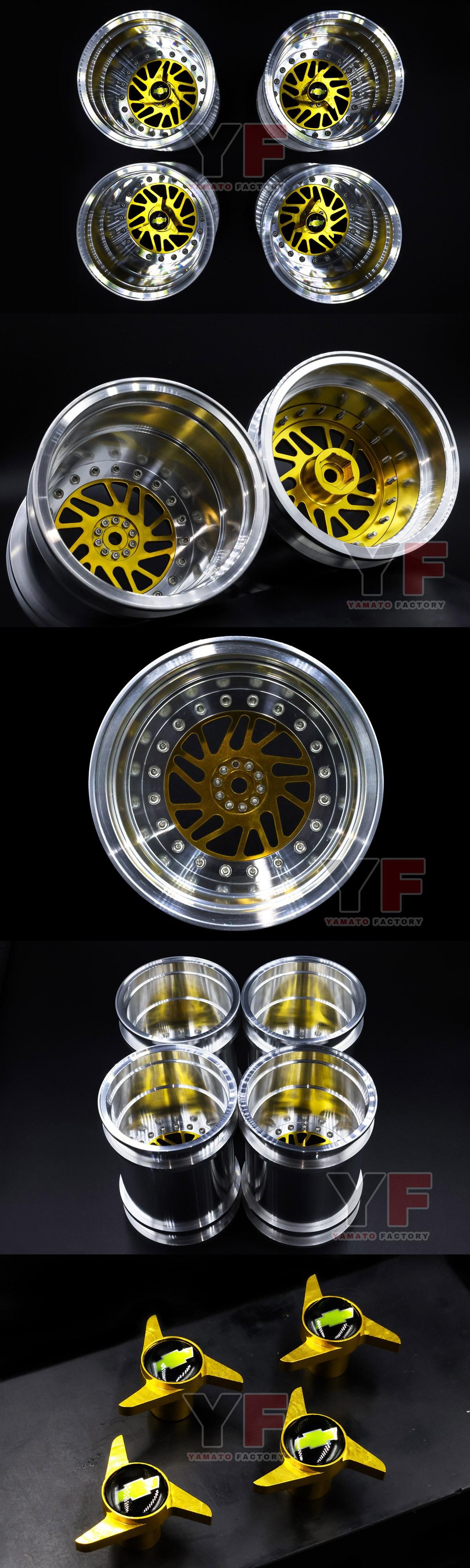 タミヤ1/10クラッドバスター用アルミホイール,カスタムパーツ