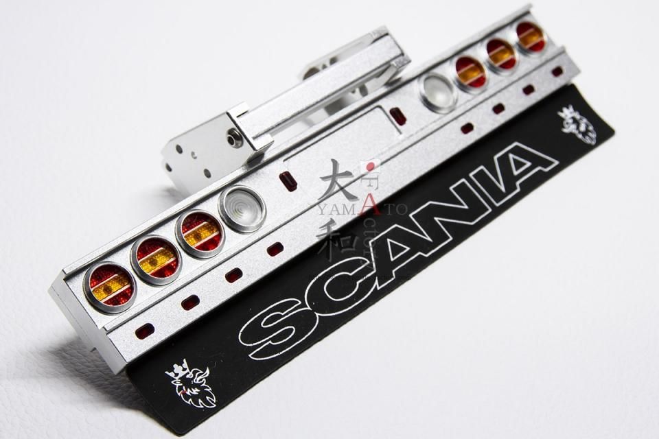 タミヤ1/14トラック SCANIA アルミ丸形テールライトバンパーキット タミヤ1/14トラック SCANIA アルミ丸形テールライトバンパーキット