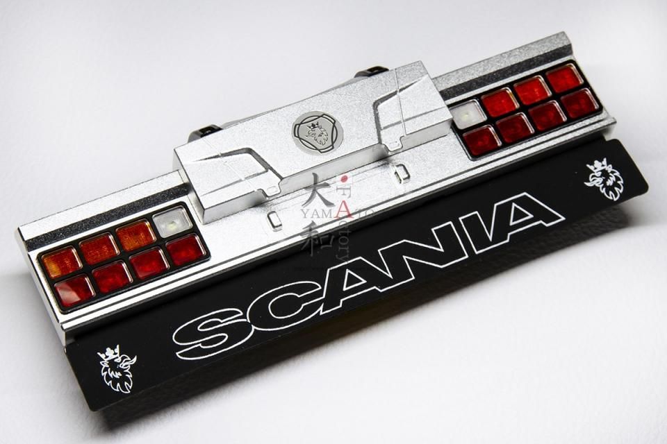 1/14トラック用 SCANIA アルミ角型テールライトバンパーキット