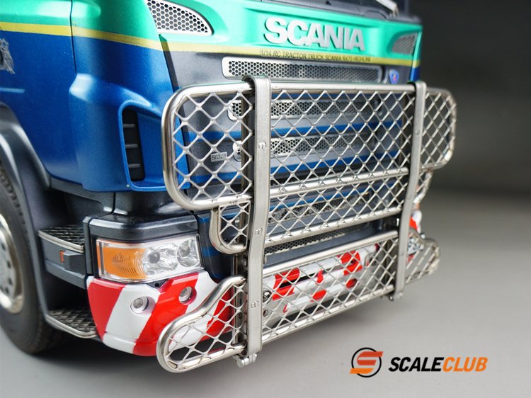 タミヤ1/14トラック用 SCANIA ステンレスアニマルガード