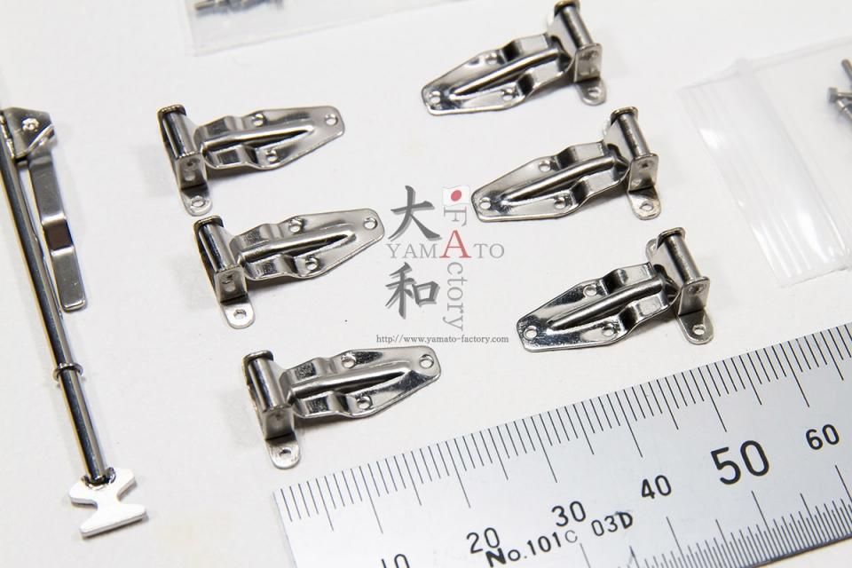 【ファッション通販】の商品をすべて タミヤ1/14tトラック ステンレス観音扉蝶番キット その他