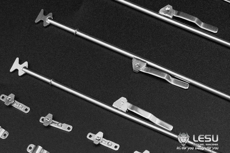 タミヤ1/14tトラック ステンレス観音扉蝶番キット タミヤ1/14tトラック ステンレス観音扉蝶番キット