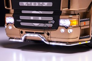 タミヤ1/14トラック 汎用 LED丸形サイドバンパー
