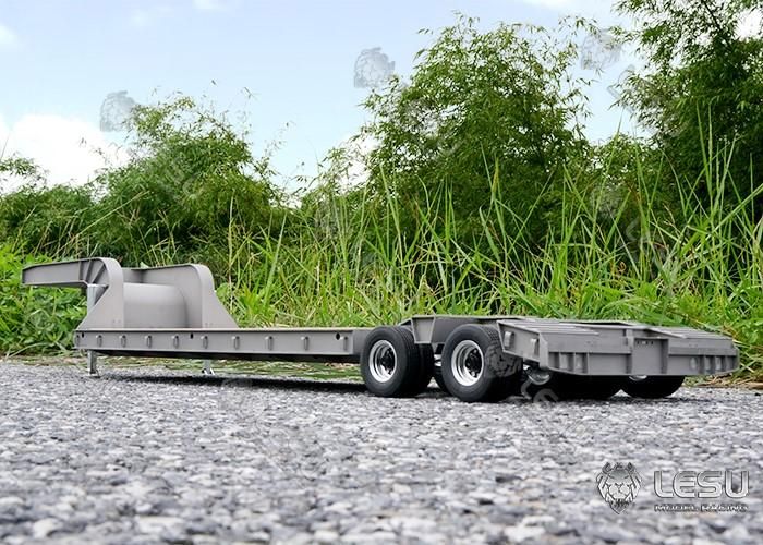 タミヤ1/14トラック用16輪スイングサス低床重トレーラー タミヤ1/14トラック用16輪スイングサス低床重トレーラー