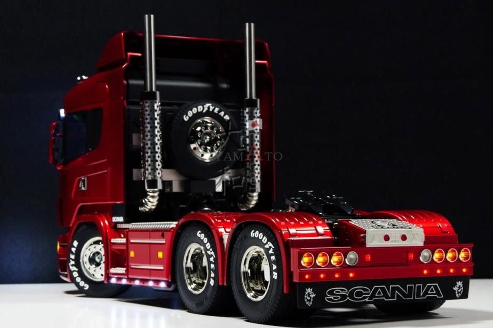 受注生産】 TAMIYA 1/14 SCANIA R620 キャンディーレッド フルカスタム