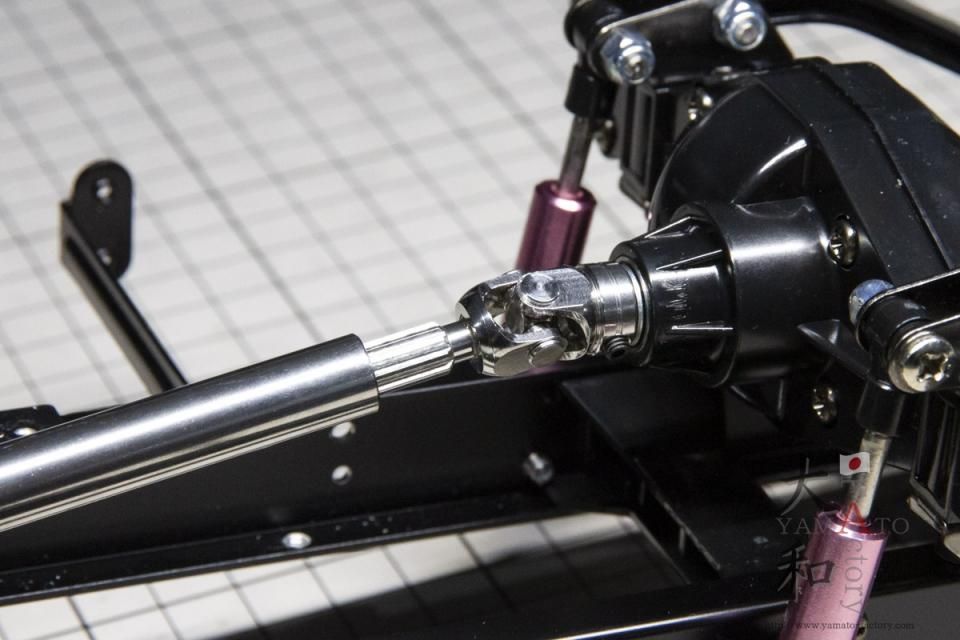 タミヤ1/14 汎用 ステンレス製ユニバーサルドライブシャフト タミヤ1/14 汎用 ステンレス製ユニバーサルドライブシャフト