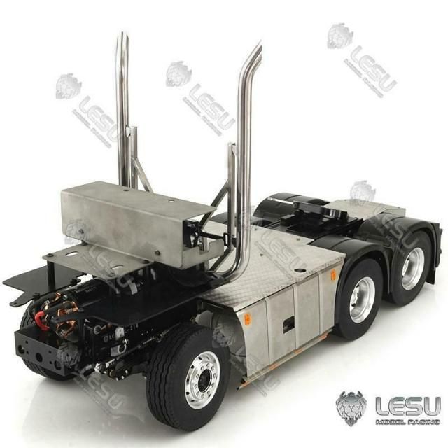 タミヤ1/14 Volvo用 フルメタルシャーシキット 6×6 全輪駆動