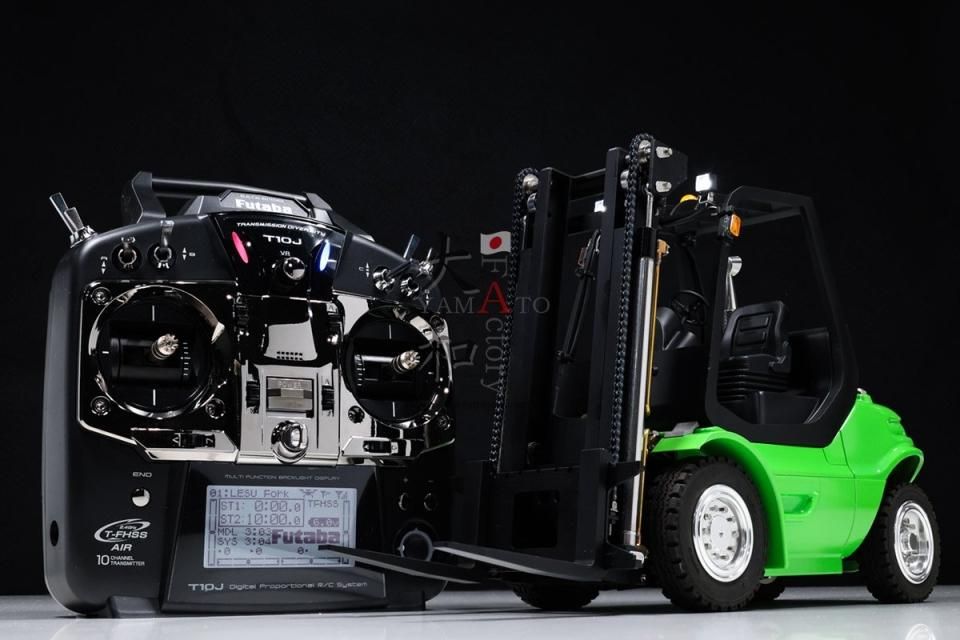 受注生産】LESUmodel 1/14フルメタル油圧フォークリフト完成品