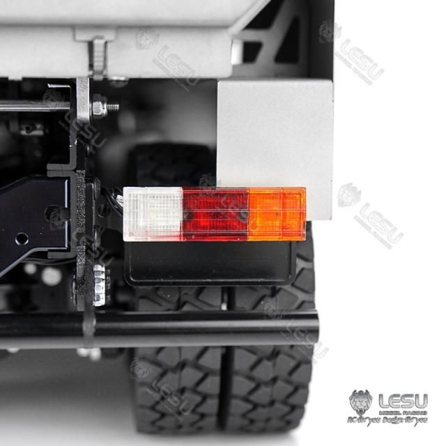 フルメタルトレーラー　1／14用　無塗装 タミヤ1/14トラック LESU製 フルメタル3軸ハイドリックダンプ