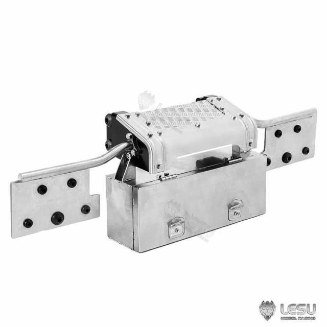 タミヤ1/14RCトラック用 フルメタルツールBOX付ビームキット タミヤ1/14RCトラック用 フルメタルツールBOX付ビームキット