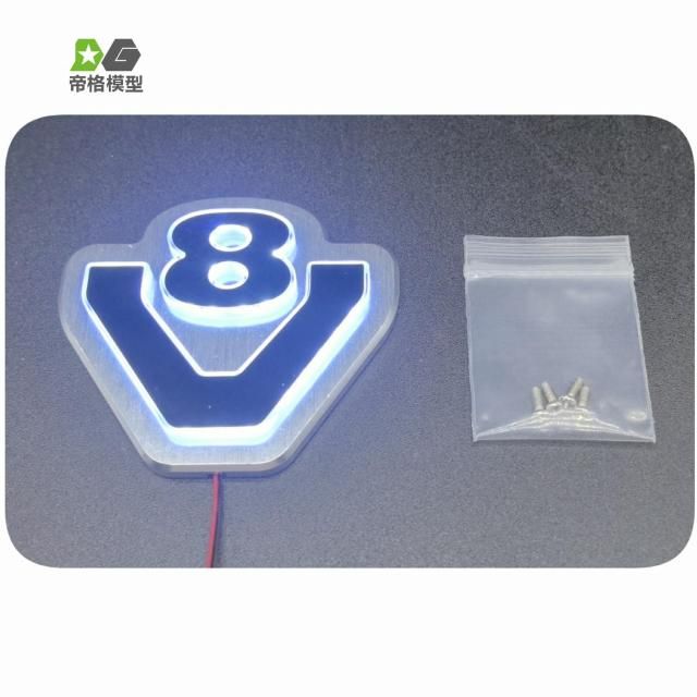 タミヤ1/14 V8アルミイルミネーション 白