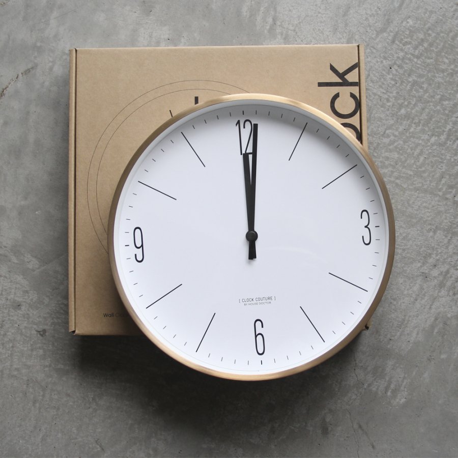 壁掛け時計（ウォールクロック） Clock Couture LT0200 | HOUSE DOCTOR 