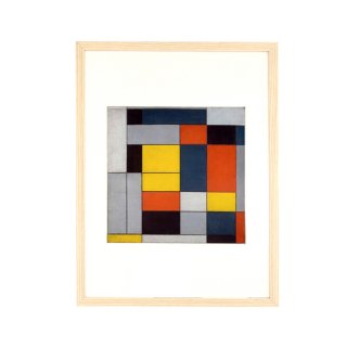 Piet Mondrian（ピエト・モンドリアン） 「No. VI / Composition No.II」 1920 アートプリント フレームセット  - GENERAL SUPPLY（ジェネラルサプライ）｜ONLINESHOP