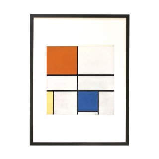 Piet Mondrian（ピエト・モンドリアン）  「Composition C (No.III) with Red, Yellow and Blue」 1935 アートプリント フレームセット