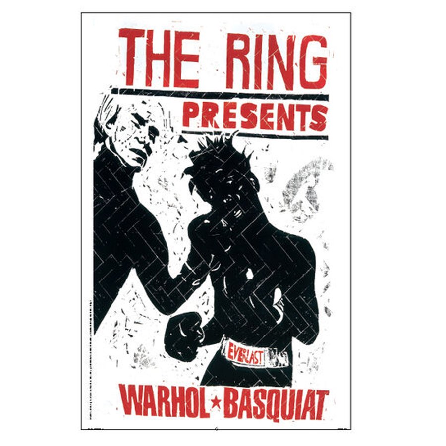Thomas Kilpper 「Andy Warhol and Jean Michel Basquiat Boxing」 アート ポスター-  GENERAL SUPPLY（ジェネラルサプライ）｜ONLINESHOP