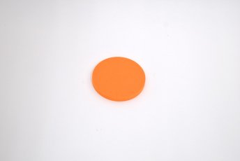 丸型 直径100mm×厚さ10mm オレンジ