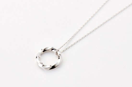 running water crest necklace