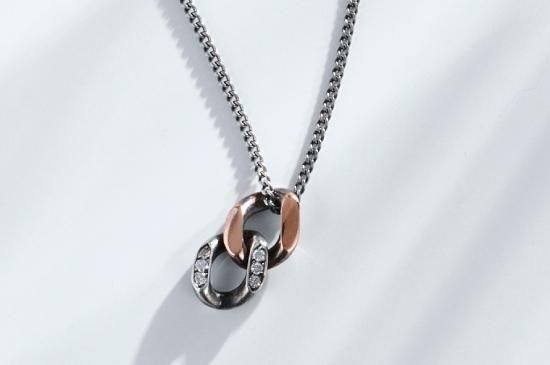 アクセサリー Masa K10 PG ストーンミニフラワー ネックレス(40cm K10 PG