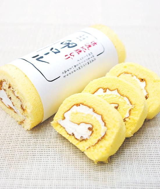 地鶏卵の プレーンロールケーキ 佐渡のだんご屋さん しまや 公式サイト